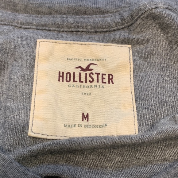 🌹 VINTAGE Hollister •  Super Soft Gray Casual Shirt - Picture 5 of 6